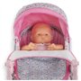 Accessoires poupons - COROLLE - Landau Floral - pour poupons 36 a 52 cm - des 3 ans