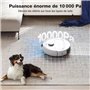 Robot Aspirateur Laveur avec Station de Vidage Automatique- ECOVACS N30 Pro OMNI - Puissance 10000Pa - Nettoyage a l'eau Chaude
