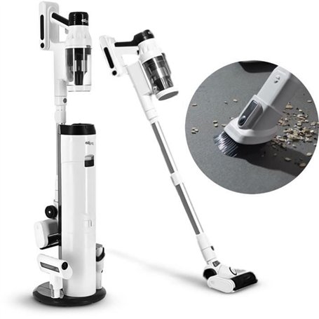 EZICLEAN Cyclomax R22 station - Aspirateur balai sans fil - 52 min - 500 W - 35 kPa - Blanc