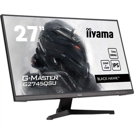 Écran PC - IIYAMA - G2745QSU-B2 - 27 QHD - IPS - 100Hz - 1ms - HDMI/DP/USB HUB - Haut-parleurs - Noir
