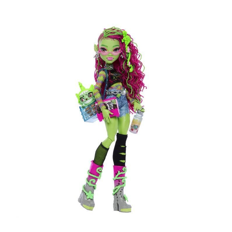 Image secondaire de Monster High-Venus McFlytrap-Poupée avec Chewlian et accessoires HRP81