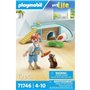 PLAYMOBIL 71746 Enfant 2 cochons d'Inde et accessoires