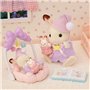 Le coucher des soeurs Lapin Chocolat - SYLVANIAN FAMILIES - 5806