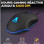 Pack gaming 2 en 1 - THE G-LAB - COMBO HYDRO - Clavier et souris filaires - Noir/Gris