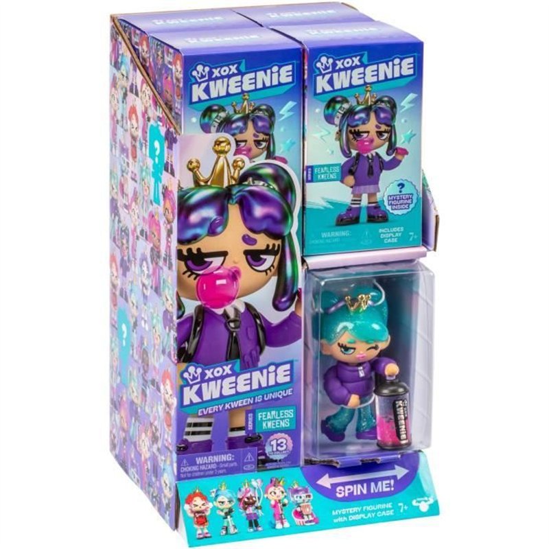 Poupée surprise - XOX KWEENIE - Série Fearless - 13 cm - 13 modèles à collectionner - Modèle aléatoire