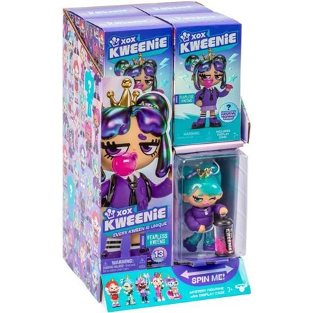 Poupée surprise - XOX KWEENIE - Série Fearless - 13 cm - 13 modeles a collectionner - Modele aléatoire