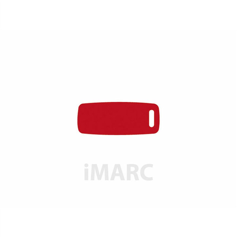 Plaque d'identification Imarc Baggage Rouge