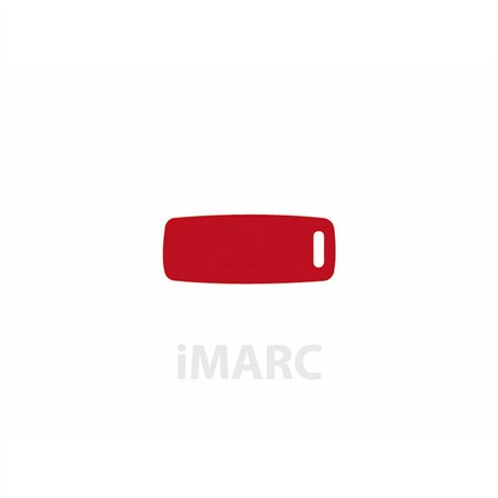 Plaque d'identification Imarc Baggage Rouge