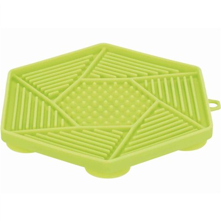 Mangeoir pour animaux Trixie 034980 Vert Silicone 17 cm