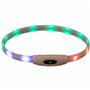Collier à LED pour Animaux Trixie Multicouleur Silicone Plastique