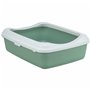 Bac à litière pour chats Trixie Classic Blanc Vert Plastique 37 × 15 × 48 cm
