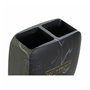 Support pour brosses à dents DKD Home Decor Noir Marbre (10,5 x 6,5 x 10 cm)
