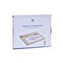 Plateau à fromages DKD Home Decor Marin Multicouleur Bambou Grès (24,5 x 20 x 1,2 cm) (4 Pièces)