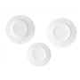 Service de Vaisselle Vivalto F-LBP100-80-90 Blanc Verre opalin (2 Unités)