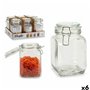 Pot en verre Vivalto CW-41200F/DH6 Transparent Argenté 1,2 L (6 Unités)