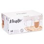 Tasse mug Vivalto OCT-DG2225L Transparent 340 ml (6 Unités)