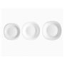 Service de Vaisselle Vivalto F-LFP95-85-90 Blanc Verre opalin (2 Unités)