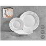 Service de Vaisselle Vivalto F-LGCP105-75-85 Blanc Verre opalin (2 Unités)