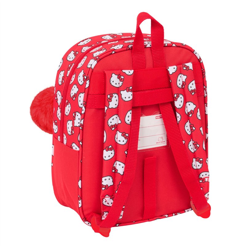 Image secondaire de Cartable Hello Kitty Iconic Blanc Rouge 22 x 27 x 10 cm
