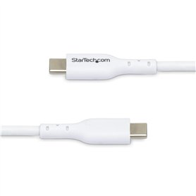 Câble USB-C Startech USB2CC1MNCWHE Blanc 1 m