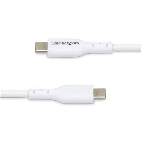 Câble USB-C Startech USB2CC1MNCWHE Blanc 1 m
