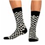 Chaussettes Jimmy Lion Felix Check Noir 41-46
