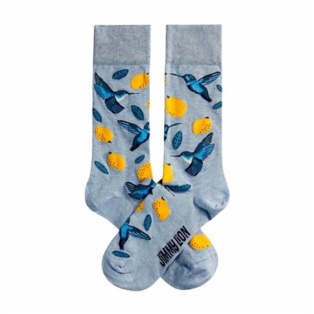 Chaussettes Jimmy Lion Birds Lemons Bleu clair 41-46