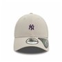 Casquette New Era REPREVE MINI LOGO 9FORTY New York Beige Taille unique