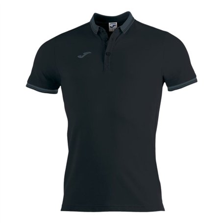 Polo à manches courtes homme Joma Sport Bali II Noir
