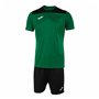 Ensemble de Sport pour Adultes Joma Sport PhoenIX II Noir Vert Multicouleur 9-10 Ans 2 Pièces