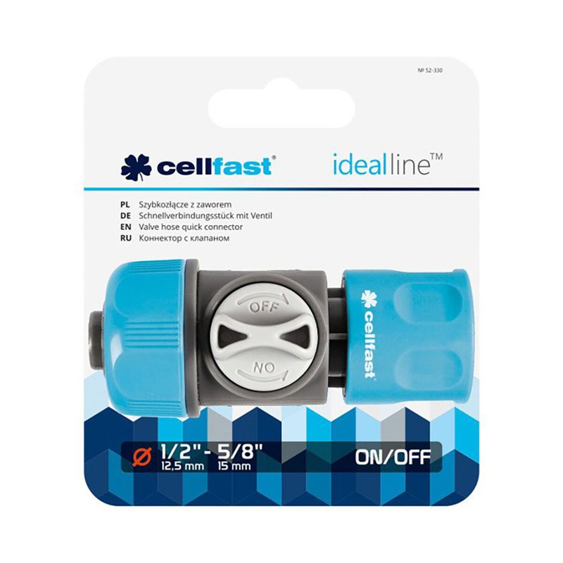 Image secondaire de Connecteur de tuyau Cellfast 1/2