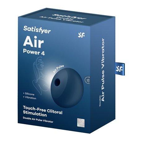 Aspirateur à clitoris Satisfyer Air Power 4 Bleu