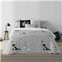 Housse de Couette Looney Tunes Looney BN Blanc black 140 x 200 cm
