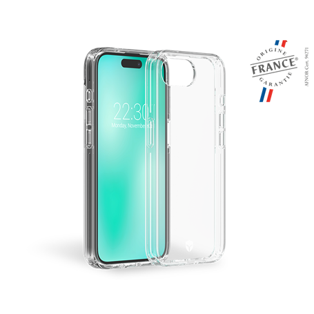 Coque renforcée iPhone 16e FEEL Origine France Garantie 2m Transparente + Garantie à vie - Origine France Garantie Force Case