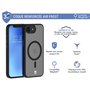 Coque renforcée MagSafe iPhone 16e AIR Frost 3m Noire + Garantie à vie Force Case