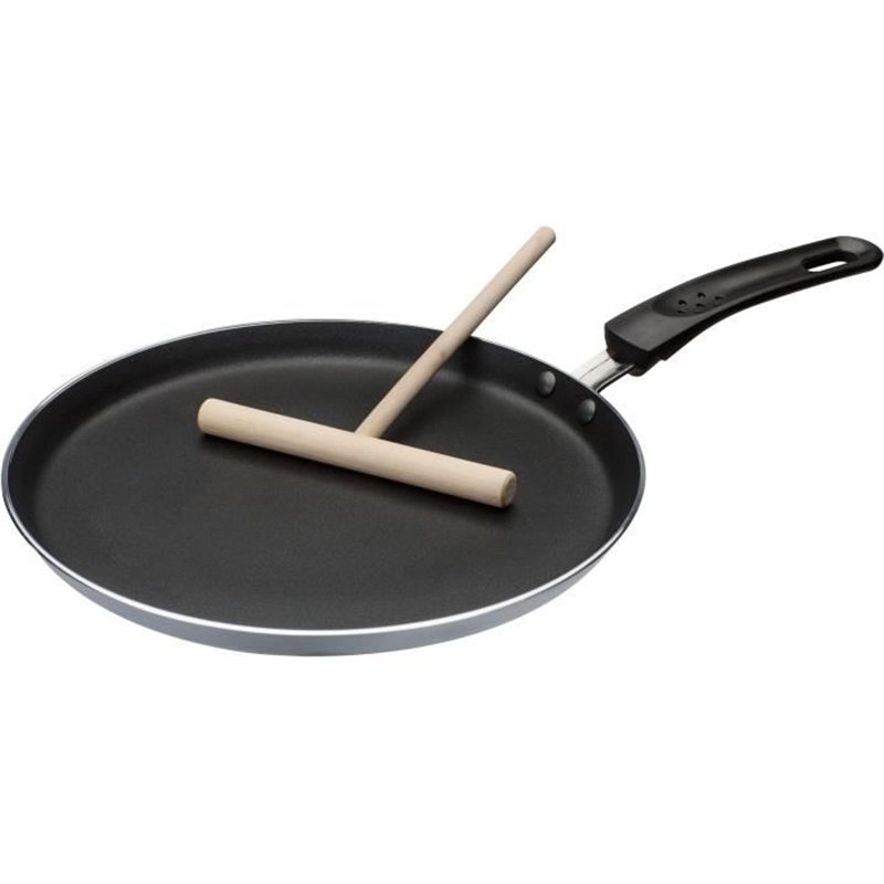 Poele a crepes - GSW - 26 cm - Induction - Aluminium avec étaleur