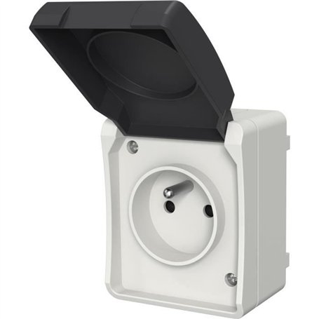 Prise 2P+T - GAO - Aquatop - IP54, étanche, résistant eau/poussiere