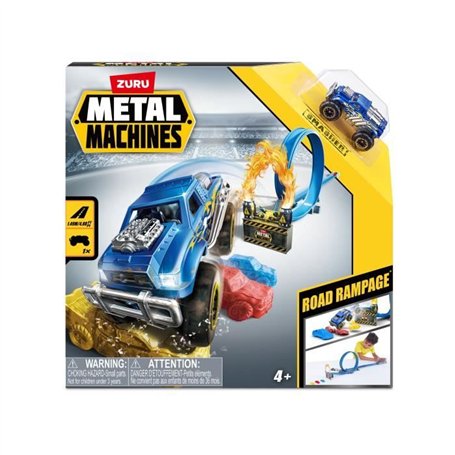 Jeux de construction - ZURU - Road Rampage Playset - 200 pieces - Snacks a collectionner - 6 modeles