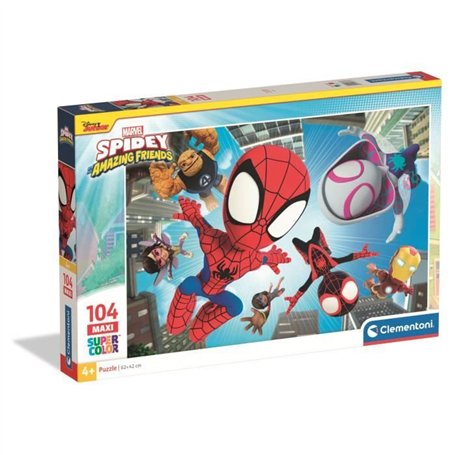 CLEMENTONI - 104 pieces Maxi - Spidey