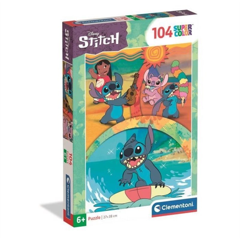 CLEMENTONI - 104 pièces - Stitch