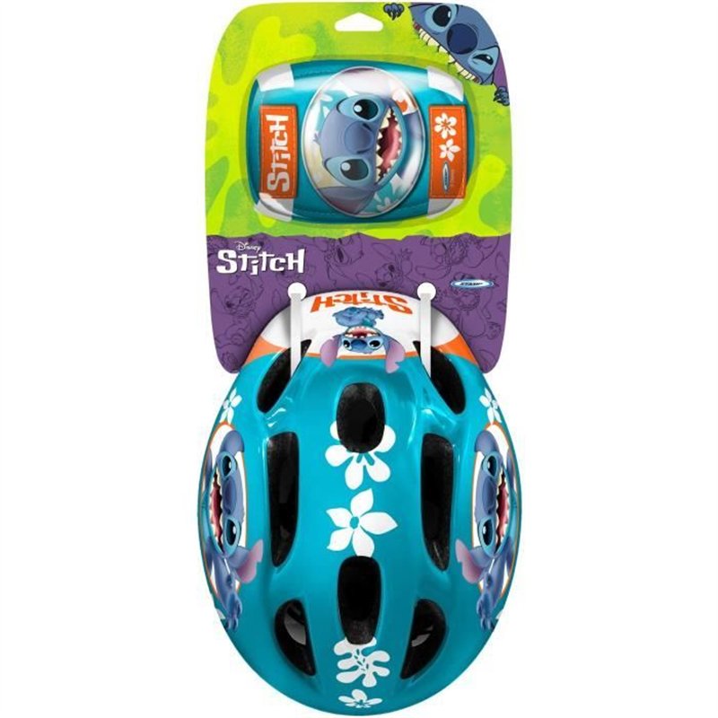 Image secondaire de Set avec Casque et protections avec coudieres et genouilleres - DISNEY - STITCH