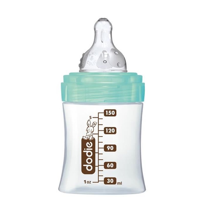 Image secondaire de Dodie - Biberon Initiation+ Verre 150ml Vert Oiseaux