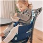 Siege d'appoint d'alimentation portable - DREAMBABY - Grab N Go - Feuilles - Bleu
