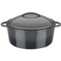 Marmite fonte massive - GSW - GREY SHADOW - 24 cm - Ronde - Induction - Gris