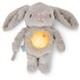 INGENUITY Veilleuse bébé, Doudou lapin, peluche Sylvie, réponds au pleurs de bébé, musicale, lumineuse, bruits blanc, et attache