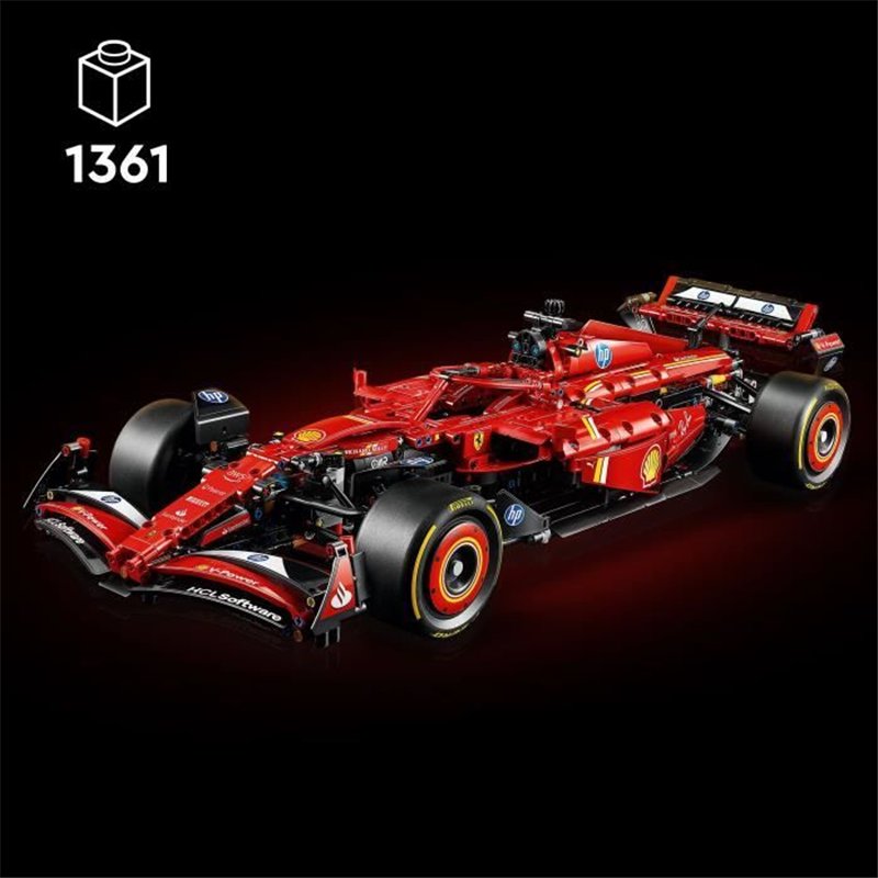 Image secondaire de LEGO Technic 42207 F1 Ferrari SF-24 - Voiture collector avec moteur V6 pour adulte