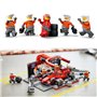LEGO City 60443 Arret au stand de F1 avec voiture Ferrari - Jouet pour garçon des 6 ans