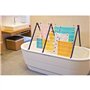 Séchoir a linge baignoire Pegasus V Duo 81702 Leifheit - Seche linge extensible pliable, stable-Etendoir a linge pour baignoires