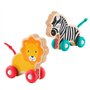 FISHER-PRICE Animaux a pousser en bois os - JFN19