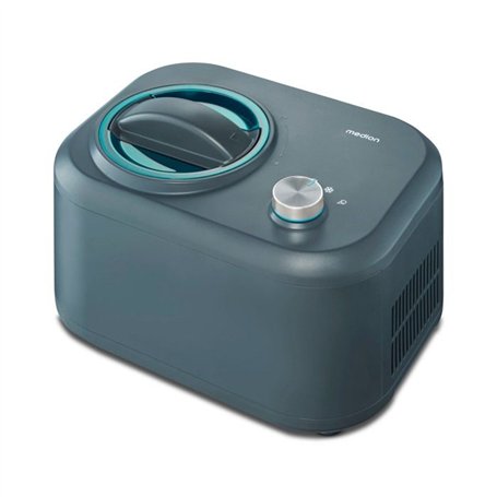 MEDION Machine a glace avec compresseur (convient pour la préparation de cremes glacées, yaourts glacés & sorbets, 1 litre, 100